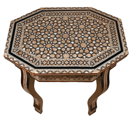 Moroccan Mother of pearl table